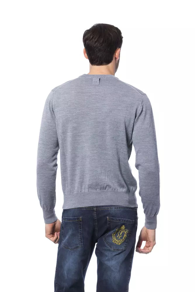 Pull en maille Billionaire Italian Couture gris en laine