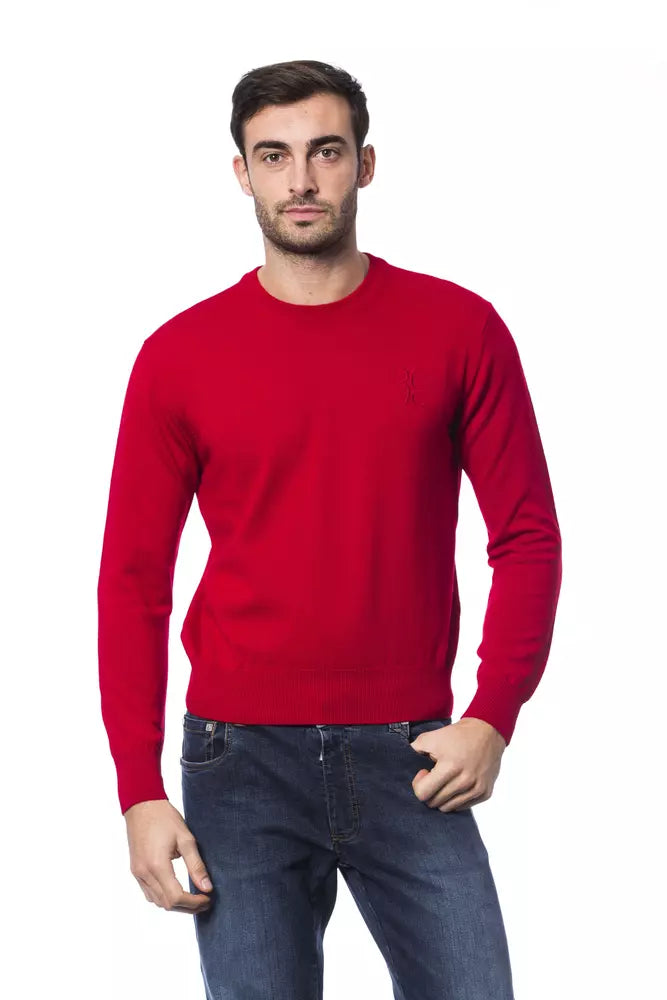 Pull en maille Billionaire Italian Couture rouge en laine