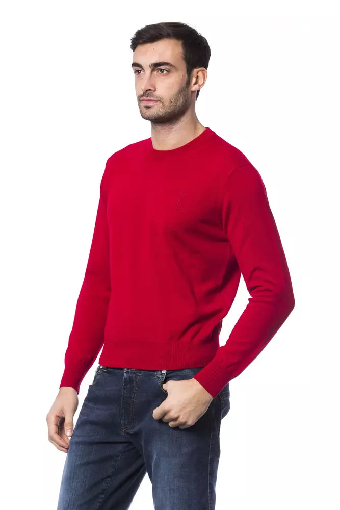 Pull en maille Billionaire Italian Couture rouge en laine