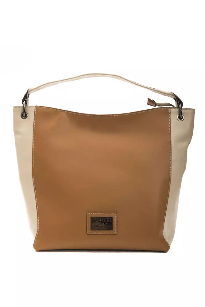 Sac porté épaule Pompei Donatella marron en cuir