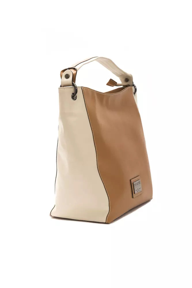 Sac porté épaule Pompei Donatella marron en cuir