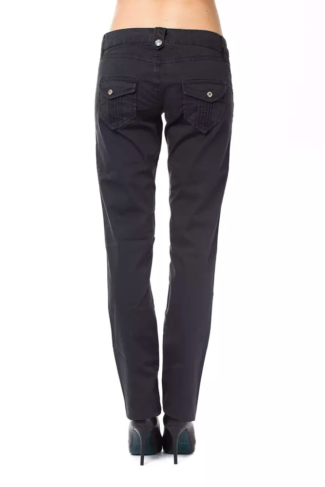 Pièce de créateur Ungaro Fever bleue en coton