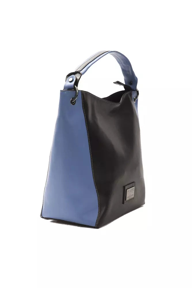 Sac porté épaule Pompei Donatella noir en cuir