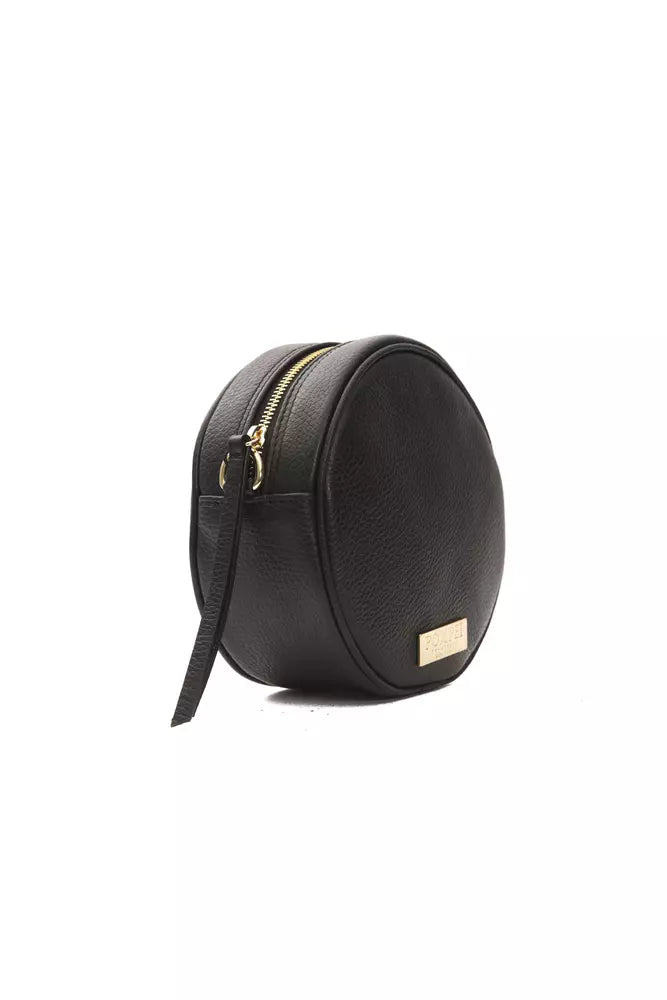 Sac bandoulière Pompei Donatella noir en cuir