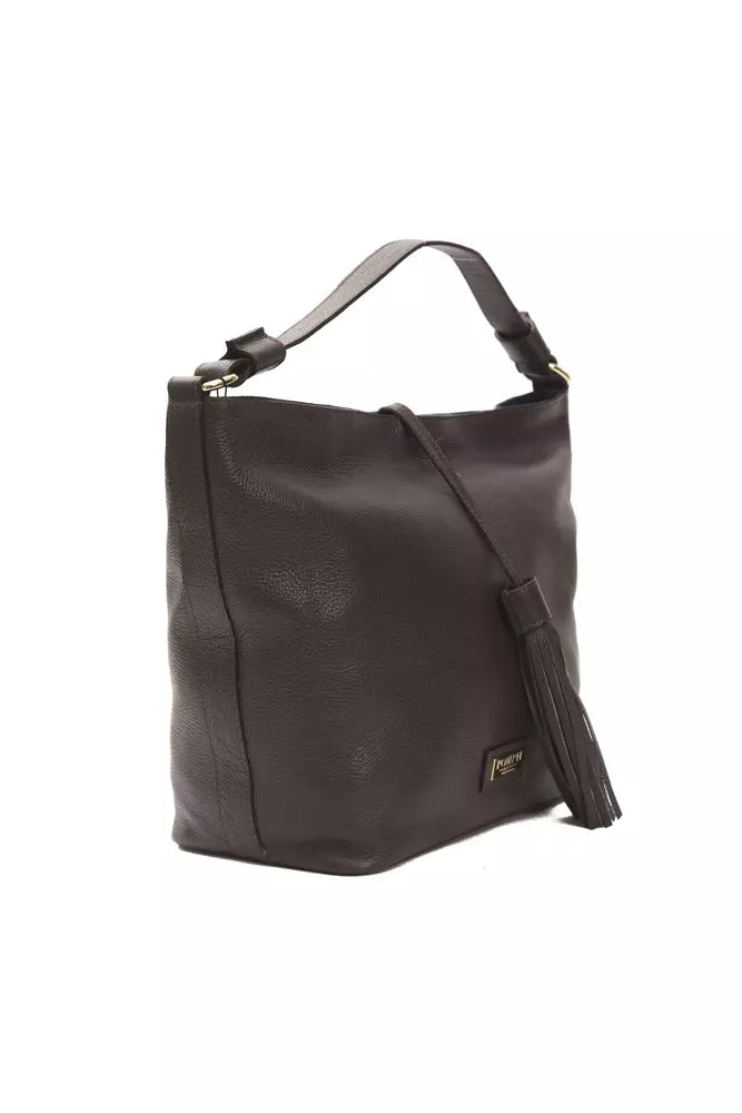 Sac porté épaule Pompei Donatella marron en cuir