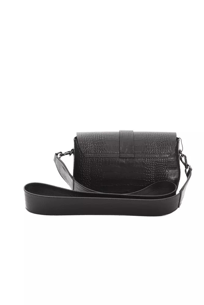 Pièce de créateur Pompei Donatella noire en cuir