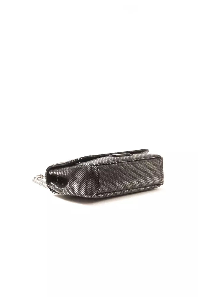 Sac bandoulière Pompei Donatella gris en cuir