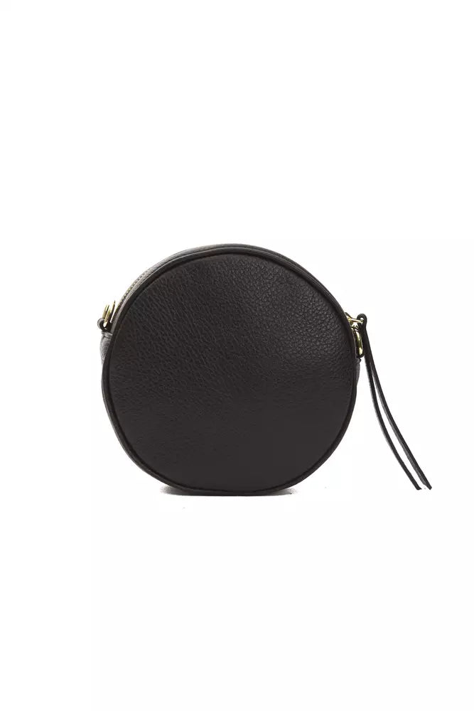 Sac bandoulière Pompei Donatella noir en cuir