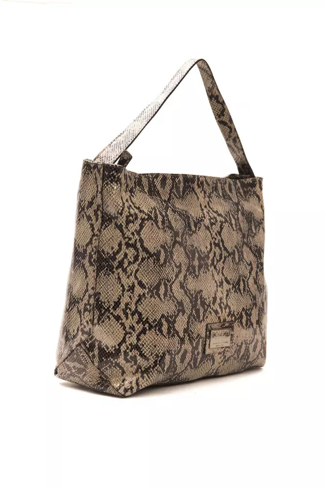 Sac porté épaule Pompei Donatella marron en cuir