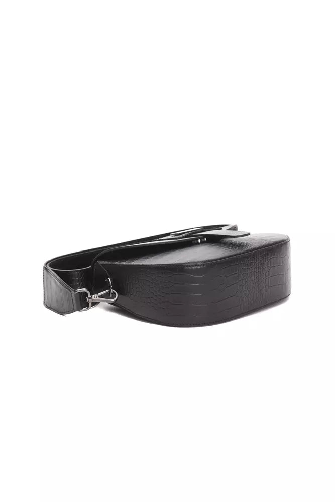 Pièce de créateur Pompei Donatella noire en cuir