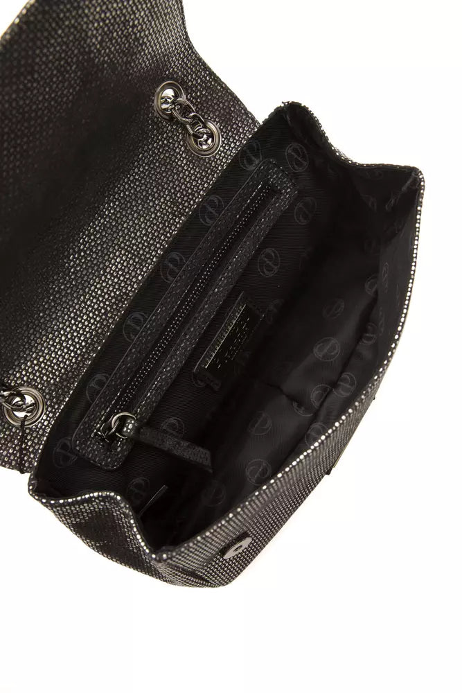 Sac bandoulière Pompei Donatella gris en cuir