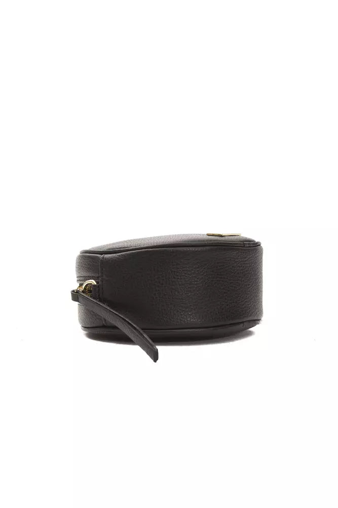 Sac bandoulière Pompei Donatella noir en cuir