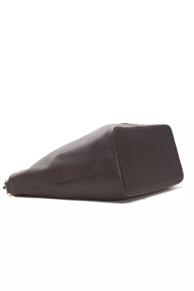 Sac porté épaule Pompei Donatella marron en cuir