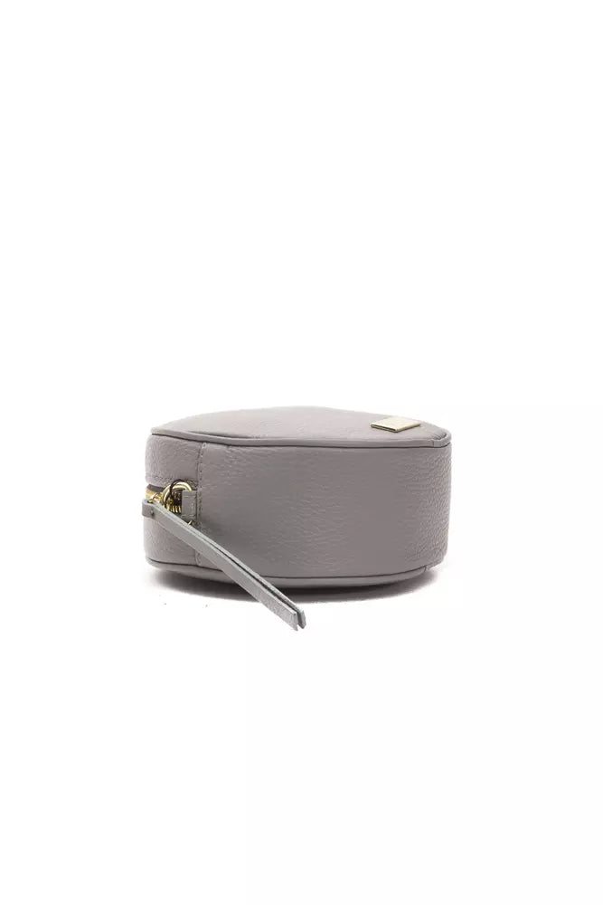 Sac bandoulière Pompei Donatella gris en cuir