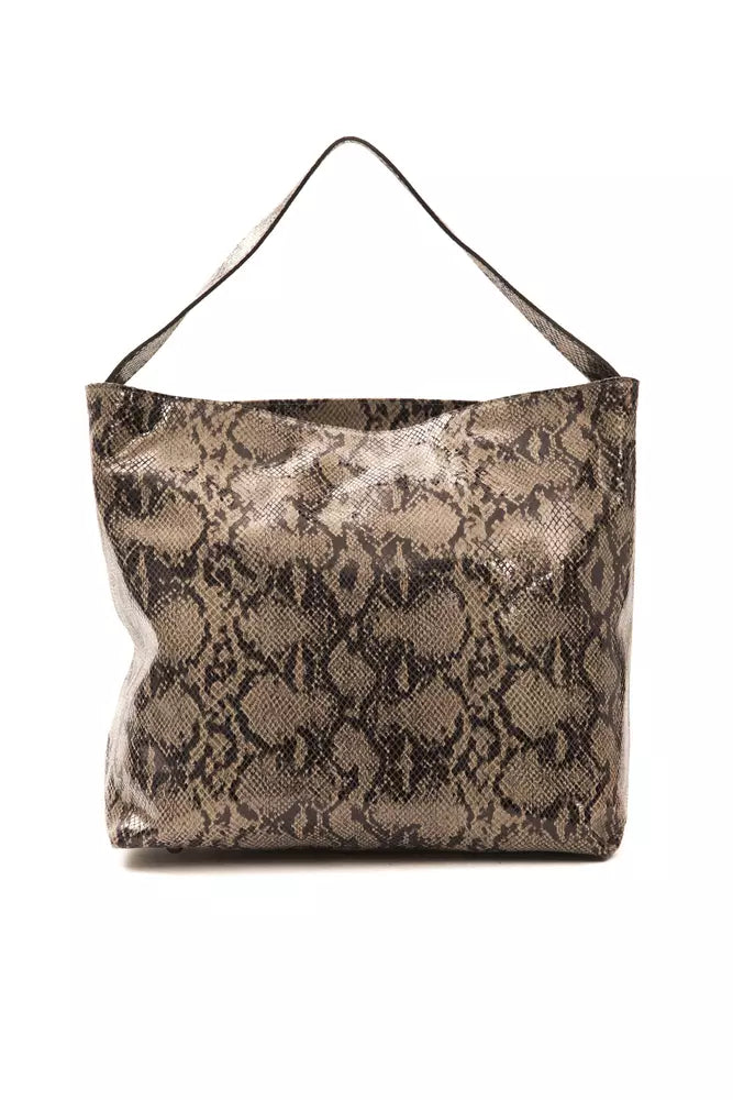 Sac porté épaule Pompei Donatella marron en cuir