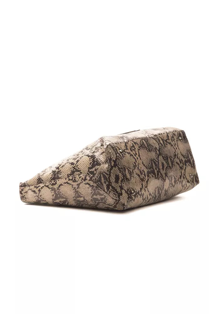 Sac porté épaule Pompei Donatella marron en cuir