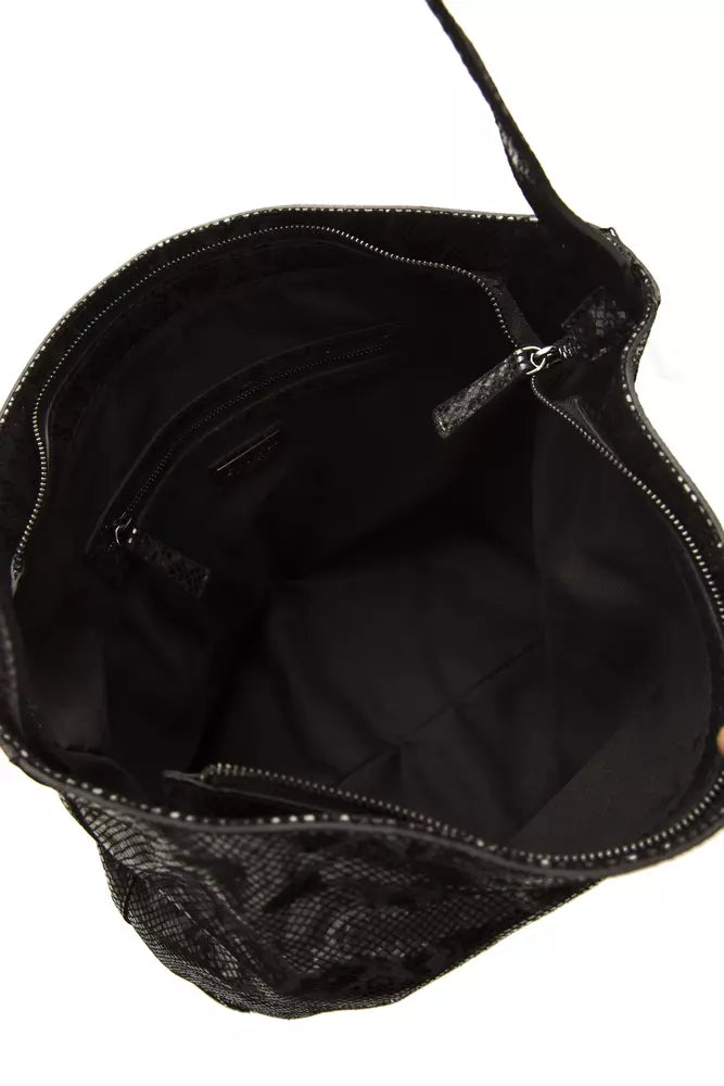Sac porté épaule Pompei Donatella gris en cuir