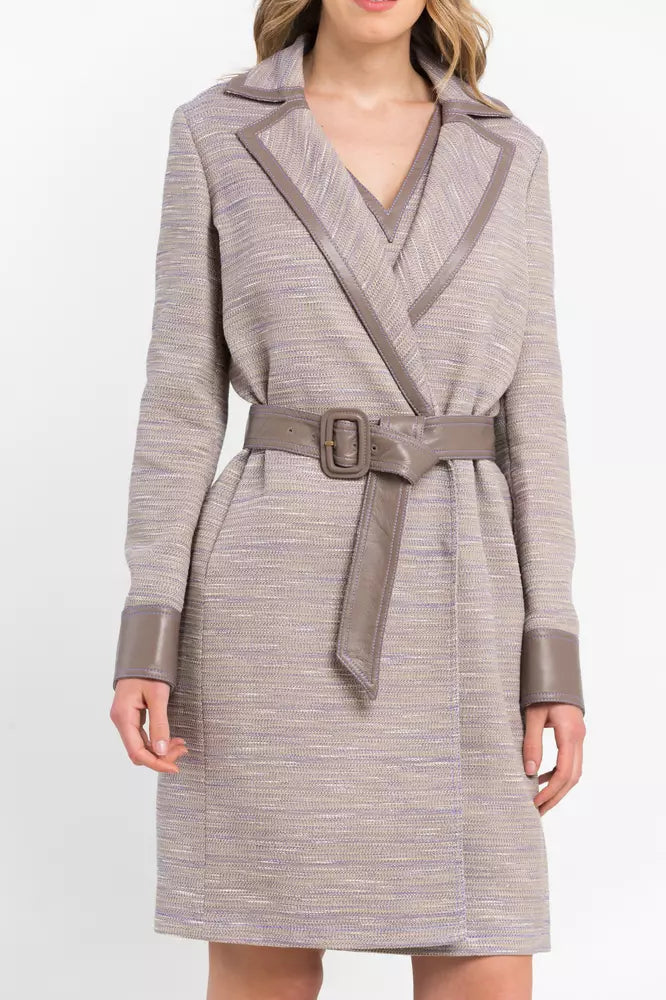 Manteau Trussardi beige en coton