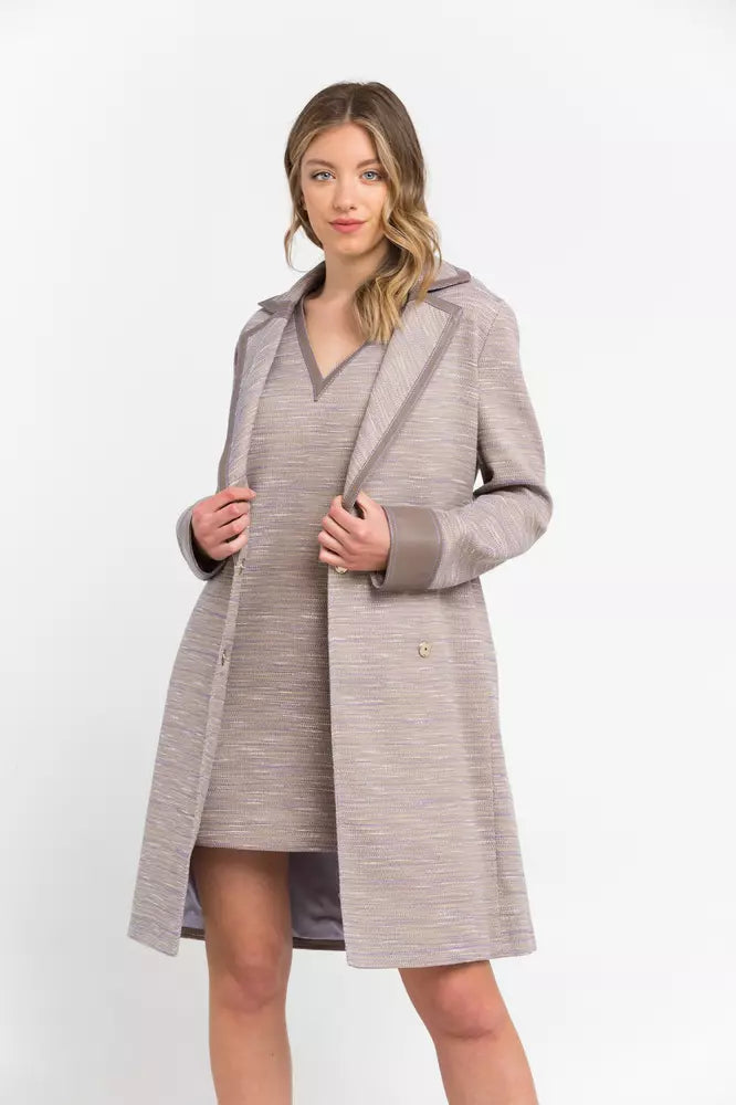 Manteau Trussardi beige en coton
