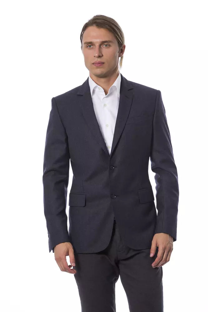 Blazer Verri bleu en laine