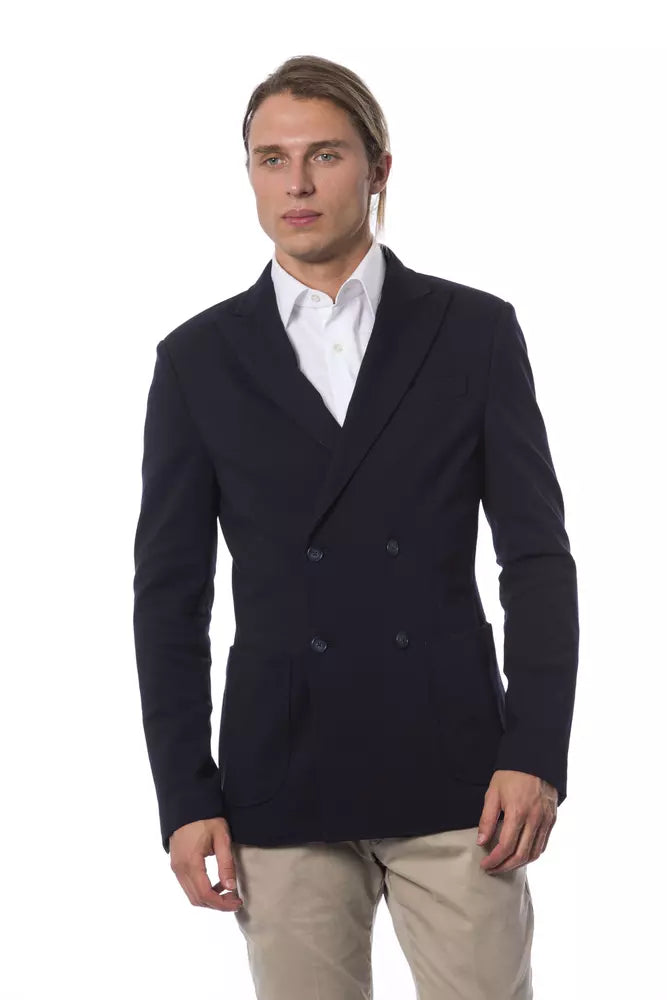 Blazer Verri bleu en viscose