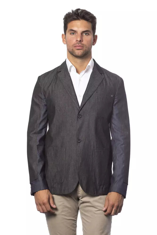 Blazer Verri gris en coton