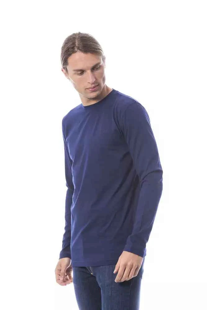 Verri Blue Cotton Men T-Shirt
