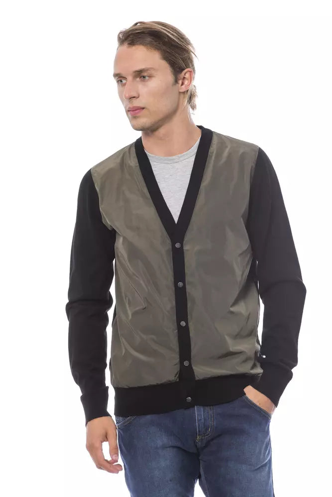 Gilet cardigan Verri multicolore en laine