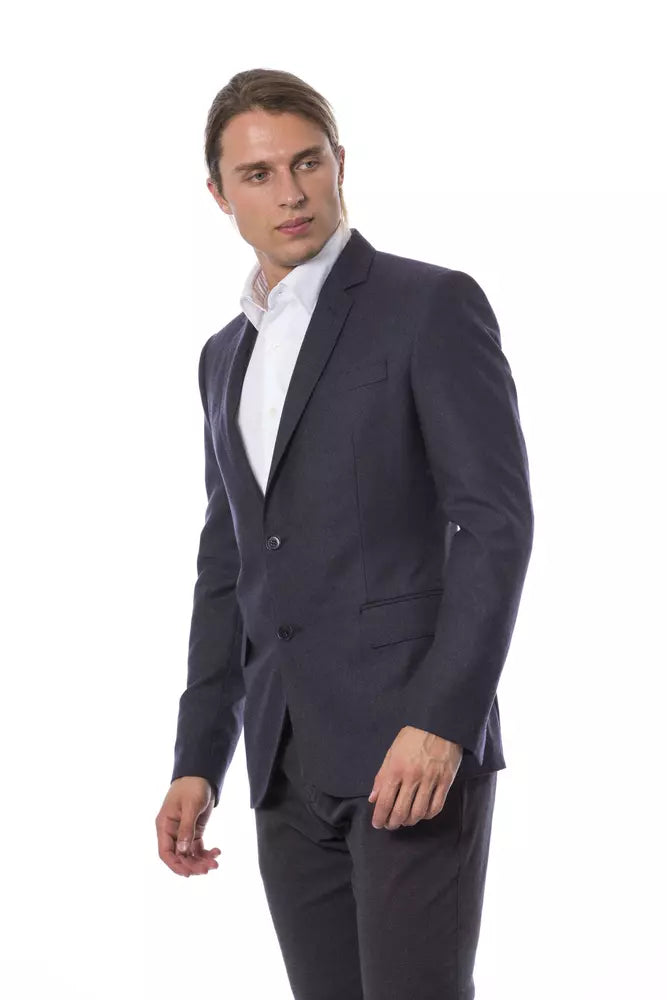 Blazer Verri bleu en laine