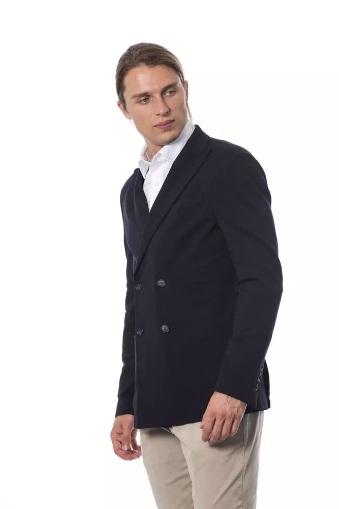 Blazer Verri bleu en viscose