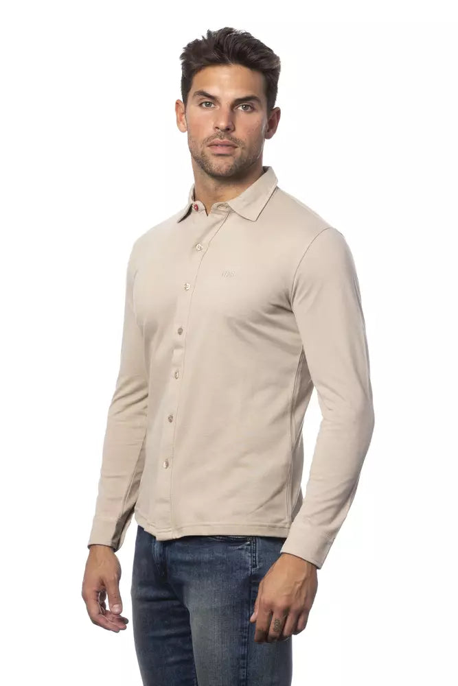 Chemise Verri beige en coton
