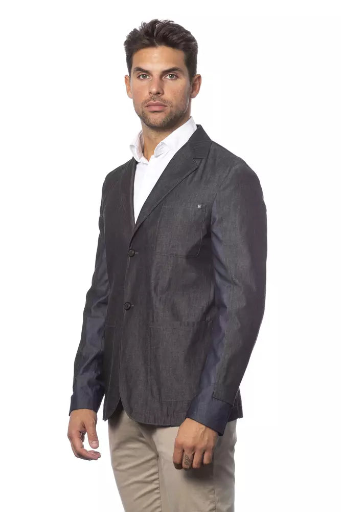 Blazer Verri gris en coton