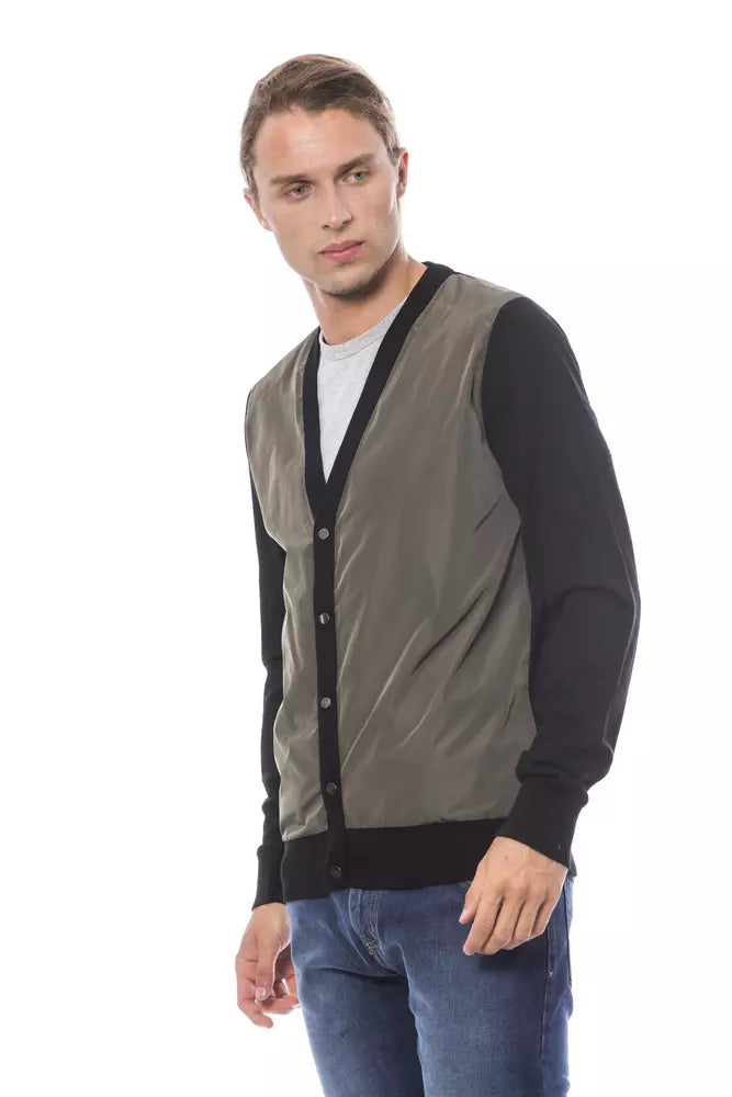 Gilet cardigan Verri multicolore en laine