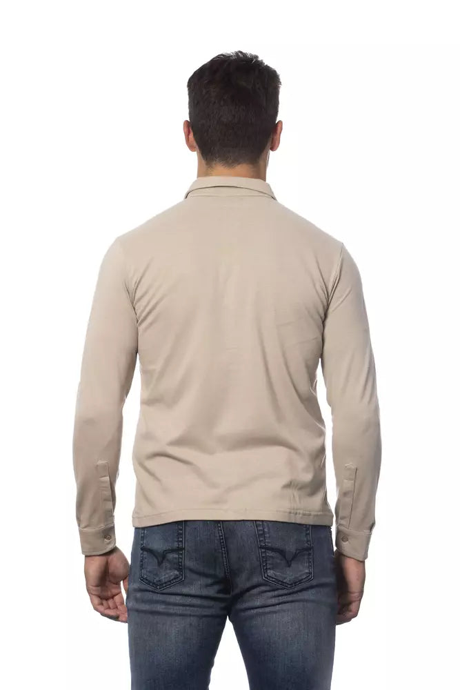 Chemise Verri beige en coton
