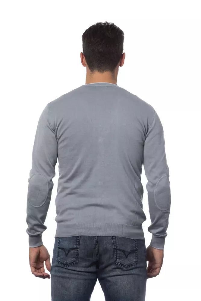 Gilet cardigan Verri gris en coton