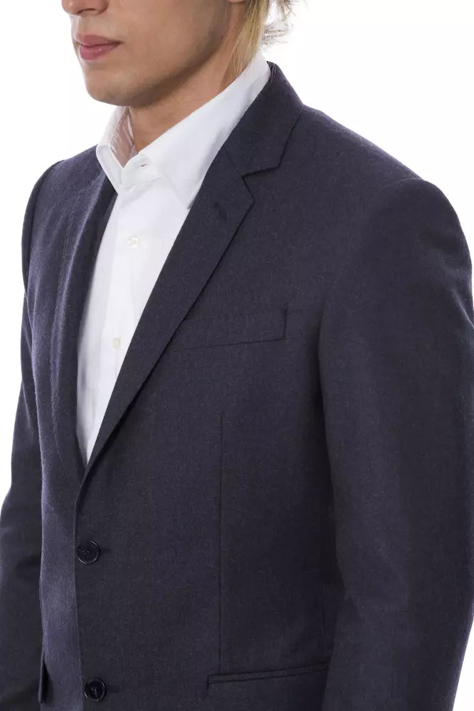 Blazer Verri bleu en laine