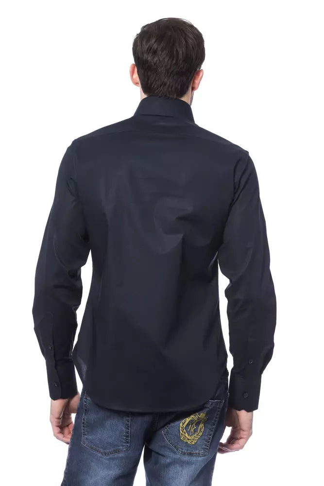 Chemise Billionaire Italian Couture bleue en coton