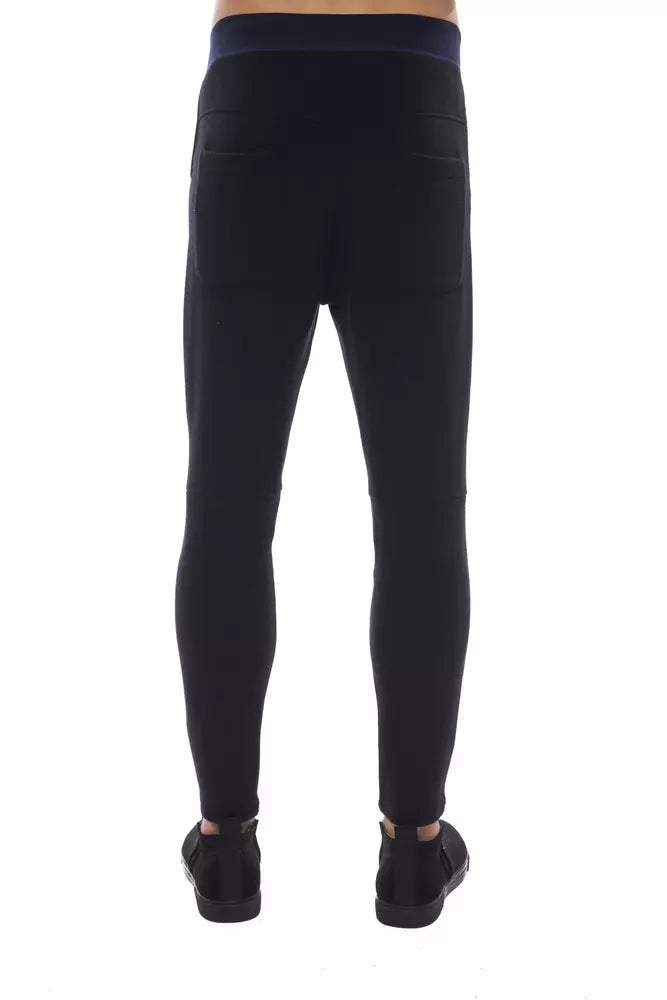 Pantalon Nicolo Tonetto noir en viscose