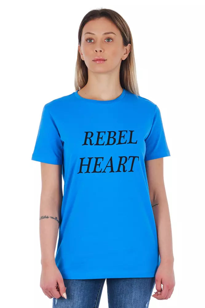 Chemise Frankie Morello bleue en coton