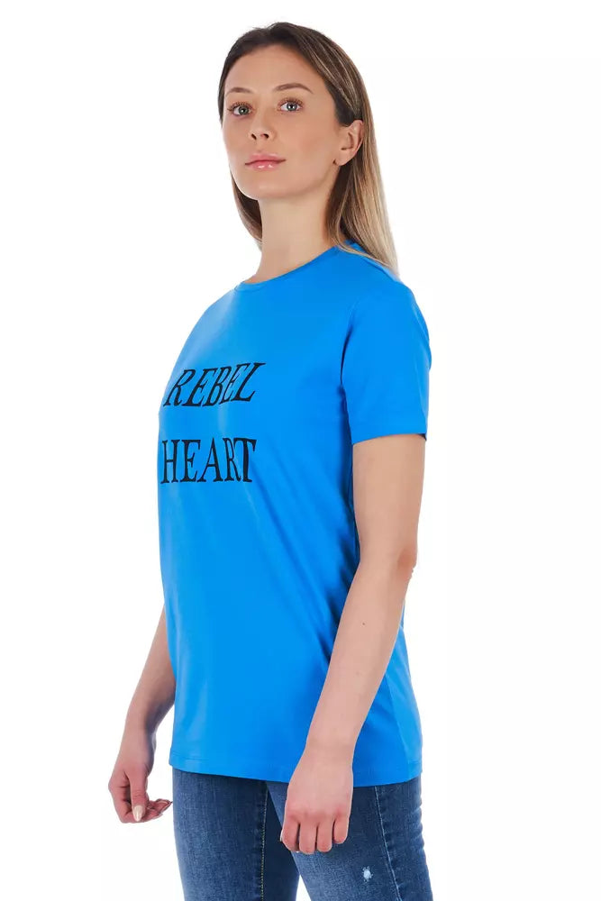 Chemise Frankie Morello bleue en coton