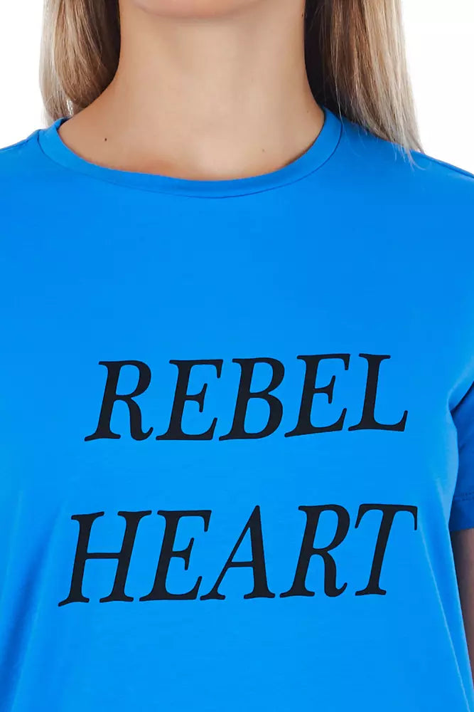 Chemise Frankie Morello bleue en coton