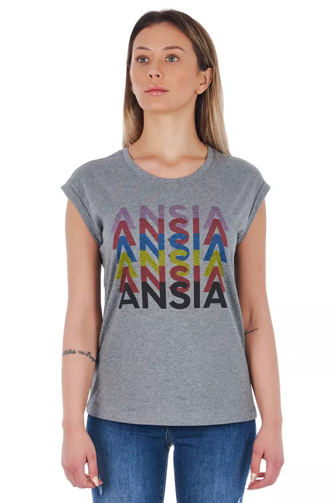 Chemise Frankie Morello grise en coton