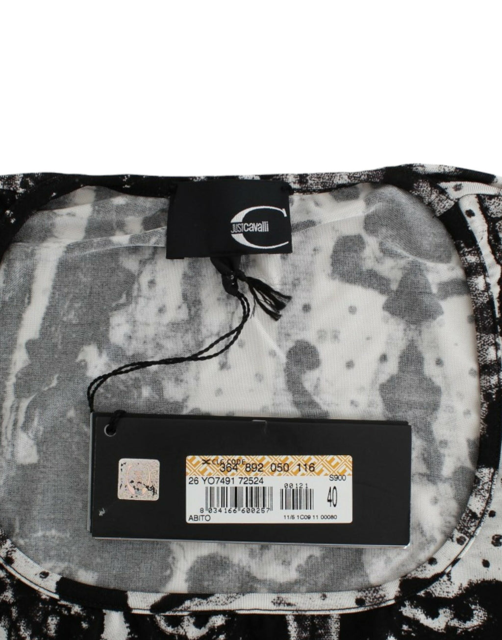 Robe fourreau Cavalli noire