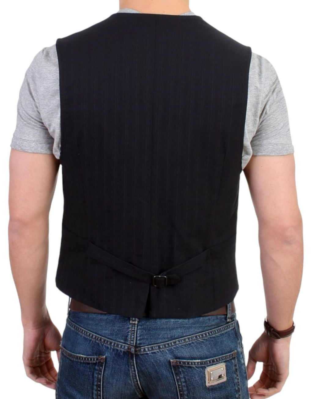 Pièce de créateur Costume National noire en coton (casual chic)