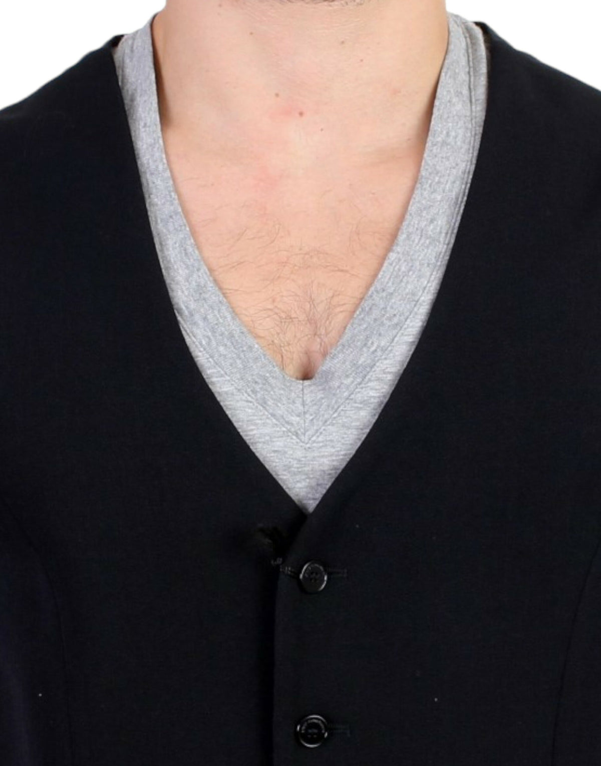 Pièce de créateur Costume National noire en mélange de laine (casual chic)