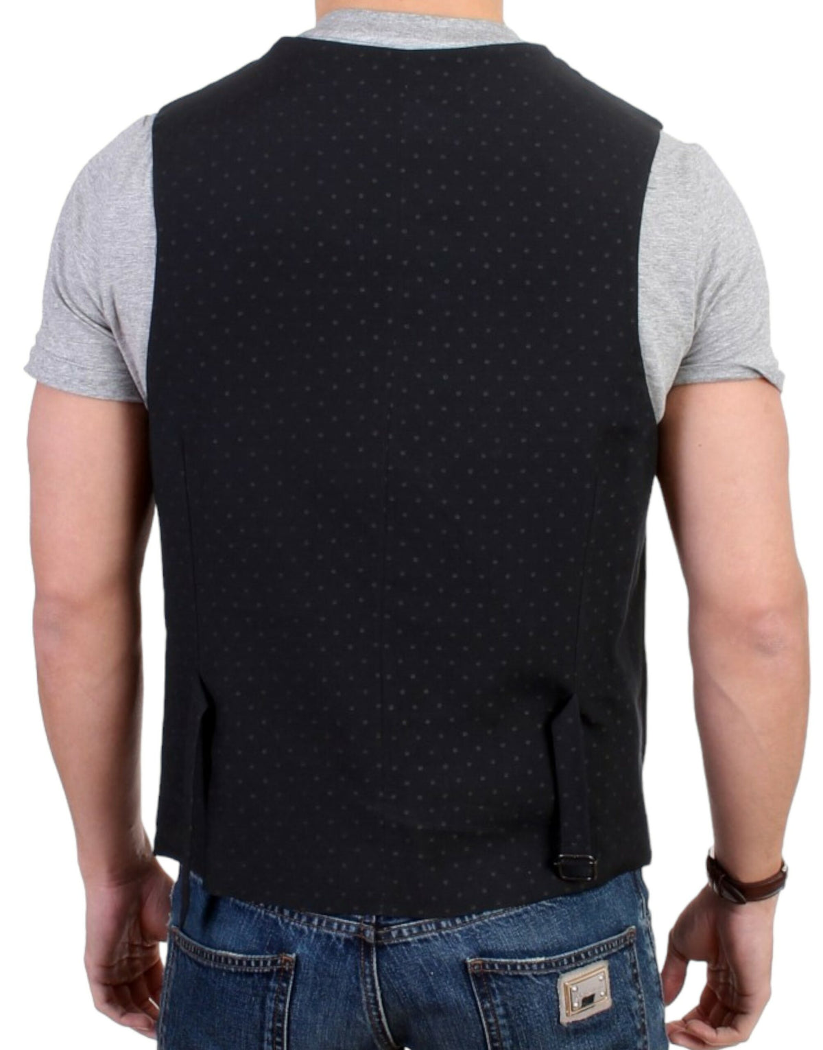 Pièce de créateur Costume National noire en mélange de laine (casual chic)