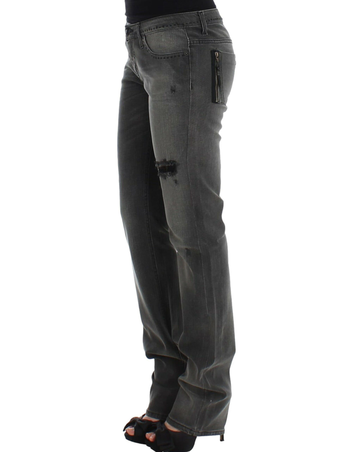 Jean Costume National gris (droit)