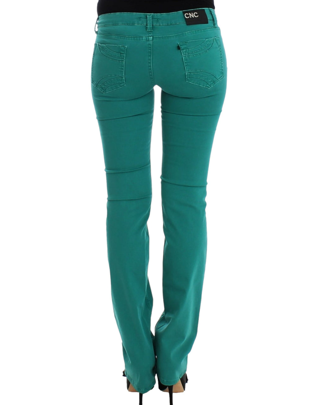 Jean Costume National vert (droit)
