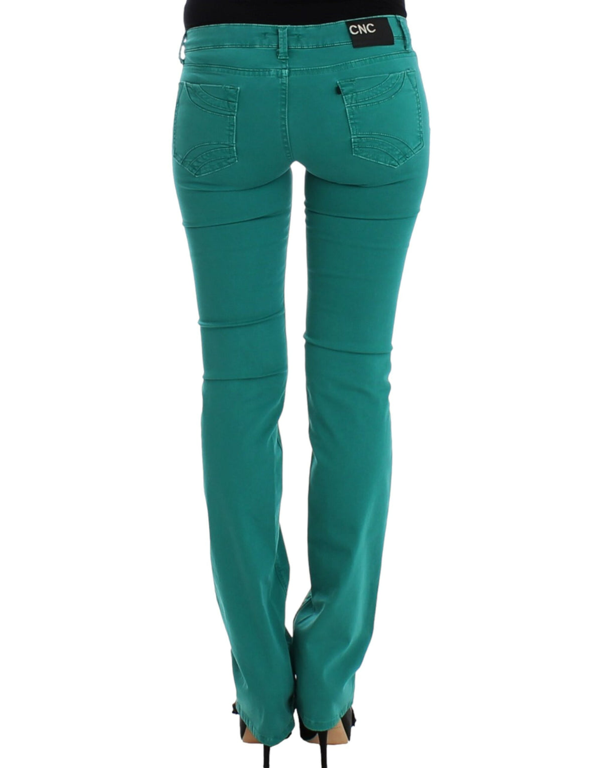 Jean Costume National vert (droit)