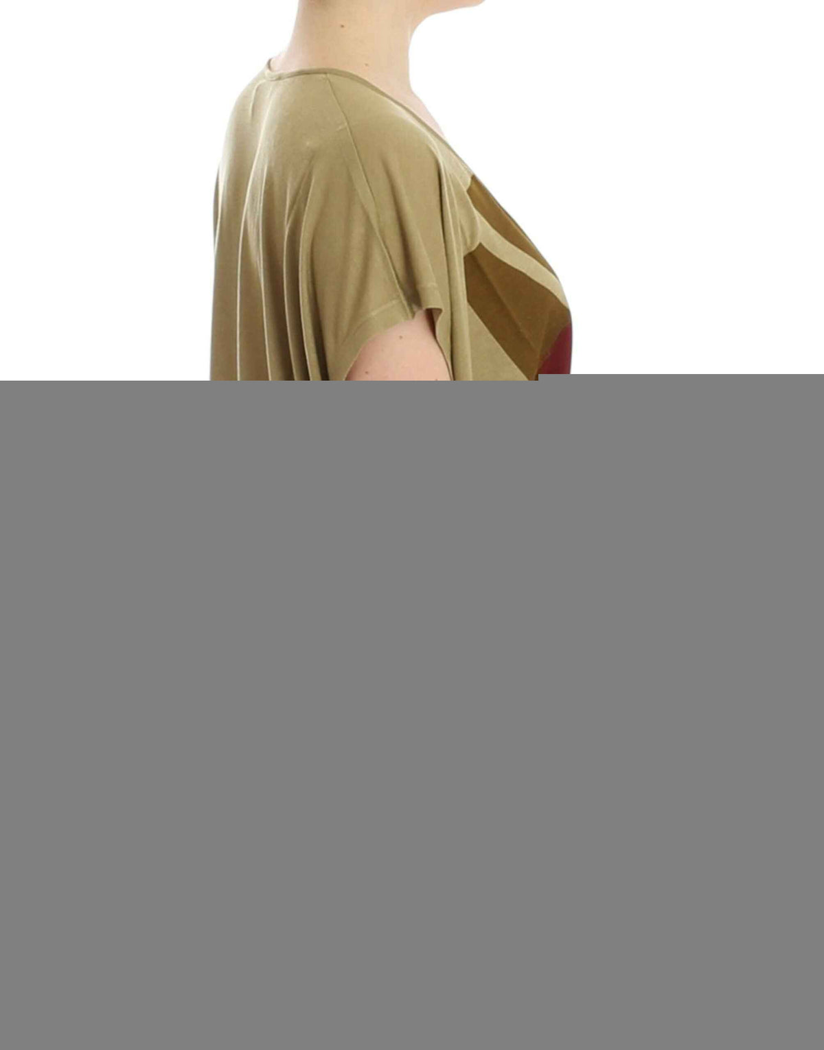 Costume National Green print shortsleeve t-shirt